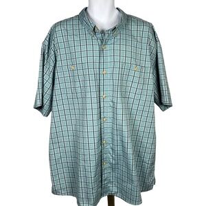 Schmidt Workwear Seersucker Button Up Shirt Size 3X